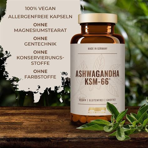 FSA NUTRITION Ashwagandha KSM 66 Kapseln 53 55 G Shop Apotheke