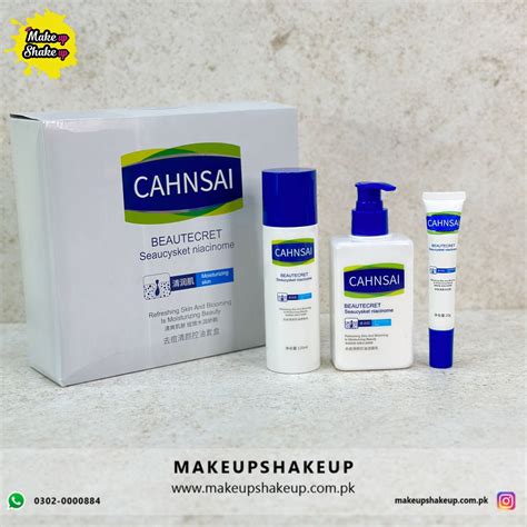 Cahnsai Skincare Kit ( Toner, Moisturizer & Eyecream ) - Makeup Shakeup ...