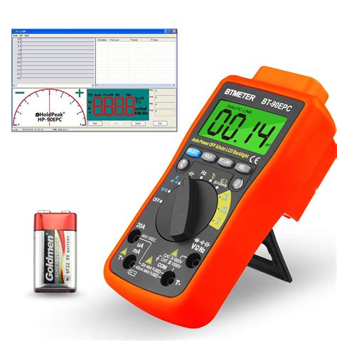 Btmeter Bt Epc Digital Multimeter Auto Ranging Ac Dc Volt Ohm