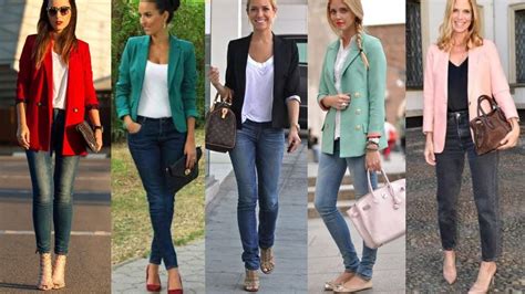 Cómo combinar un blazer con jeans Blog sobre moda accesorios y