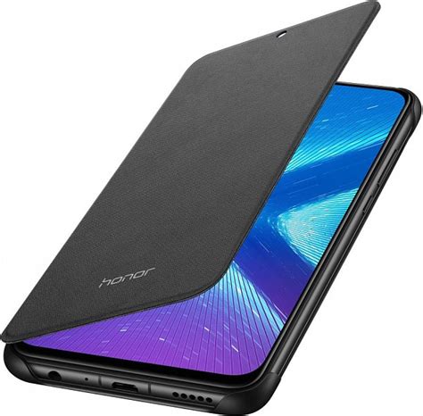 Купить Чехол оригинальный Flip Protective для Honor 8X (черный) в ...