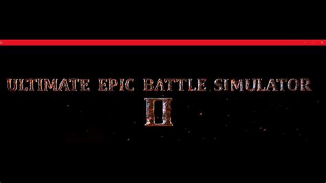 Ultimate Epic Battle Simulations Gaming Youtube