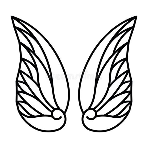 Hand Drawn Angel Wing Stock Illustrations 3216 Hand Drawn Angel Wing Stock Illustrations