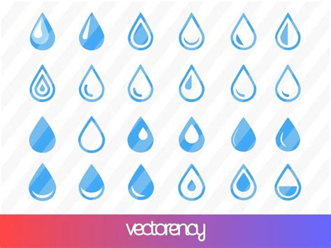 Water Drop Svg Vectorency