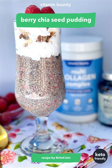 Multi Collagen Complex Chia Seed Pudding Parfait Chia Seed Pudding