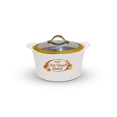 Hot Pot Gold Glass Top By Happy House Small Daraz Pk