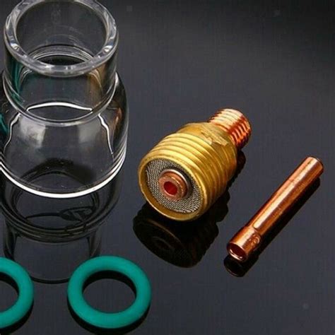 Pcs Tig Welding Torch Stubby Gas Lens Glass Cup Kit For Wp Wp