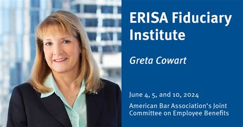 Greta Cowart Moderates Panel Discussions at ERISA Fiduciary Institute