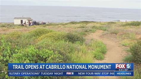 New hiking trail opens at Cabrillo National Monument park - YouTube