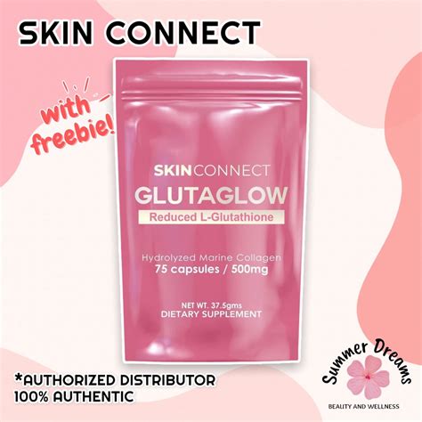 Skin Connect Gluta Glow Capsule Glutathione Collagen Capsule