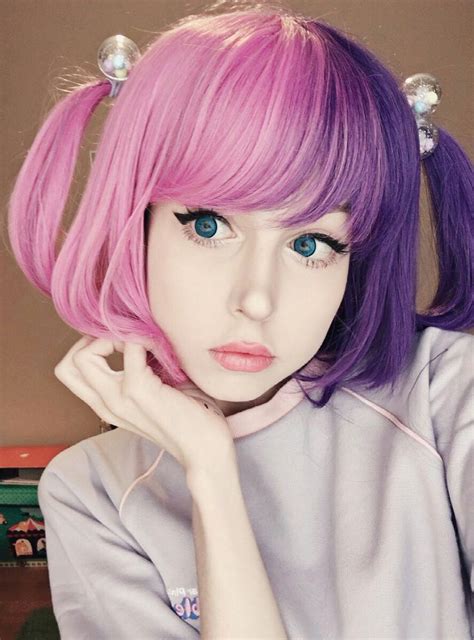 Pin De Ana Harris Em Drawing References Anzujaamu Cabelo Roxo E Rosa