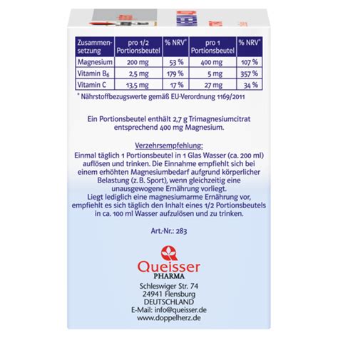 Doppelherz system MAGNESIUM 400 CITRAT | Doppelherz