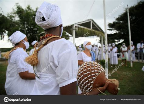 Salvador Bahia Brasil Enero Miembros Del Candomble Terreiro