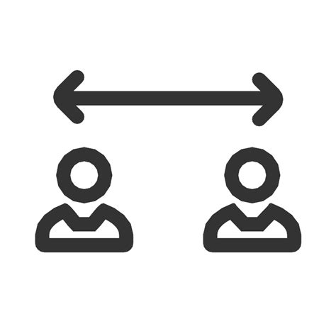 Social Distancing Vector Svg Icon Svg Repo