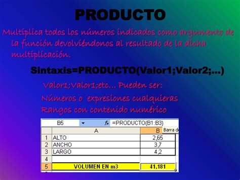 Funciones De Excel Carla Lozano PPT