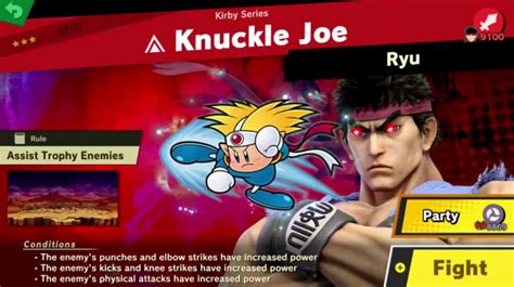 Knuckle Joe Spirit Battle Super Smash Bros Ultimate Atrocious