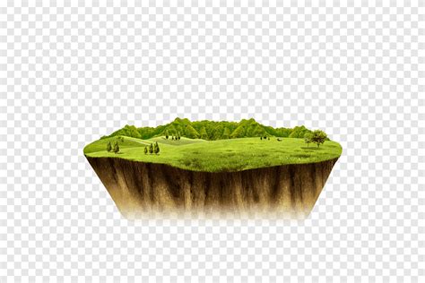 Floating Island Art Island Icon Floating Island Floating Islands