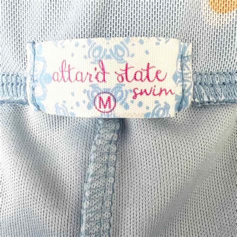 Altard State Mesh Lined Floral Flare Pants Blue 70s S… - Gem