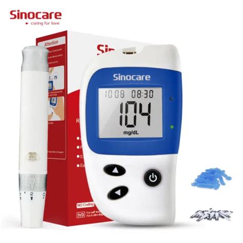 Sinocare High Quality Large Screen 3 In 1 Digital Medical Non Invasive