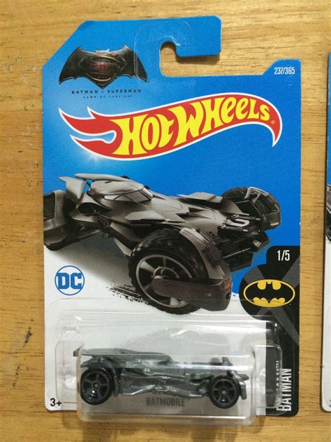 5 Hot Wheels Batman Colección 2017 Completa 55 55000 En Mercado Libre