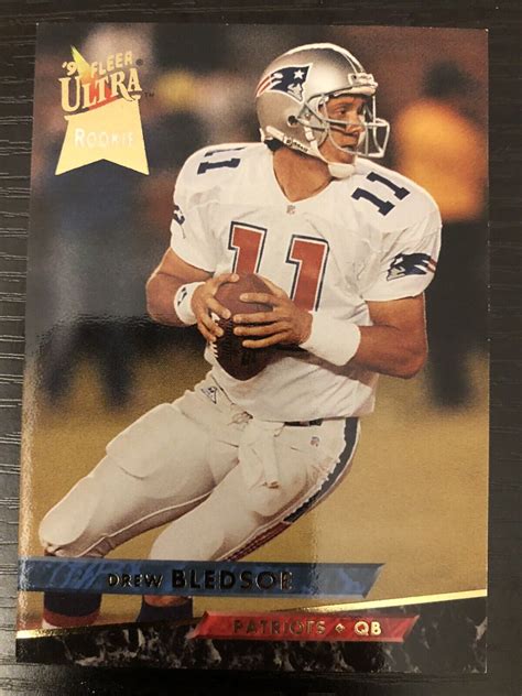 1993 Fleer Ultra Rookie Drew Bledsoe New England Patriots 283