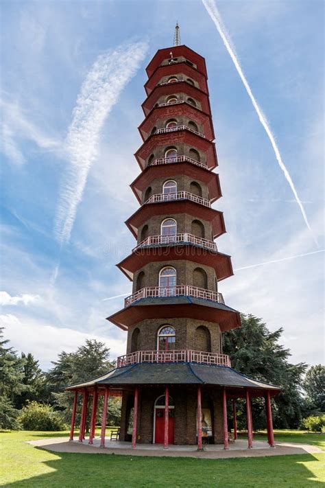 Pagode in Kew-Garten, London Redaktionelles Stockbild - Bild von ...