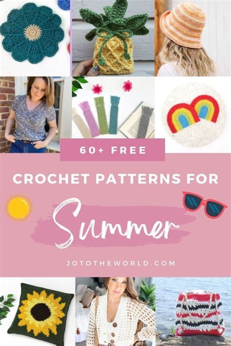 60 Summer Crochet Projects Jo To The World Creations