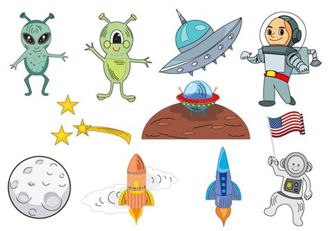 Space Equipment Vector Free Download
