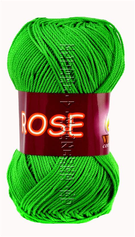 Пряжа VITA cotton "ROSE" - (3935 - Молодая зелень) - купить в Москве по ...
