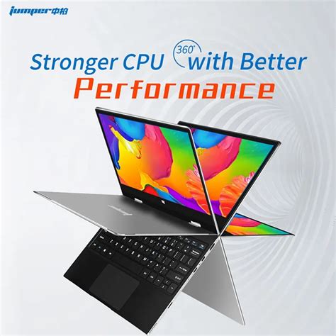 11 6 Jumper EZbook X1 Touchscreen Laptop N3450 Quad Core 360