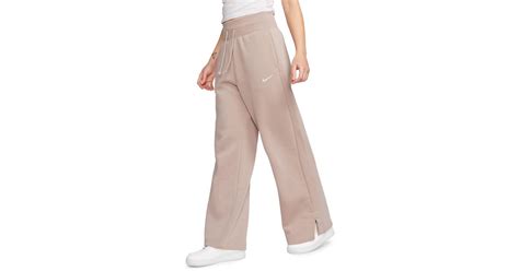 Nike Sportswear Phoenix High Waist Wide Leg Sweatpants Lyst