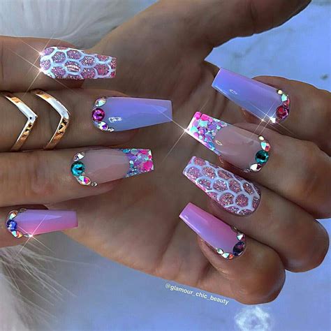 Iiiannaiii Luxury Nails Mermaid Nails Cute Acrylic Nails