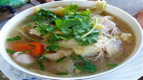 Awesome Cooking Soup Recipe Authentic Cambodian Chap Chray Soup Youtube