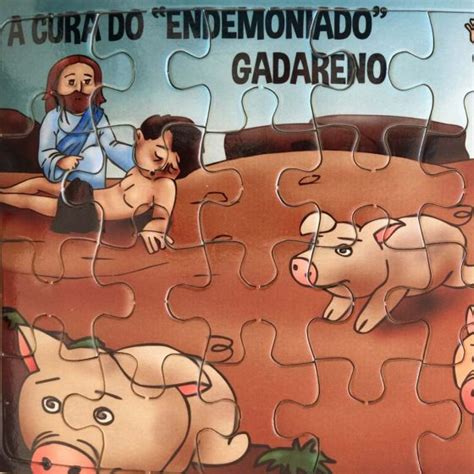 Quebra Cabe A A Cura Do Endemoniado Gadareno Editora Semeador