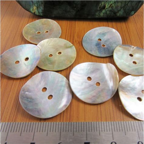 Mother Of Pearl Shell Buttons Natural Pearlescent Sizes Mm