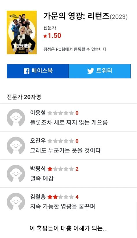 더쿠 - 가문의 영광 리턴즈 유머 수준.jpg