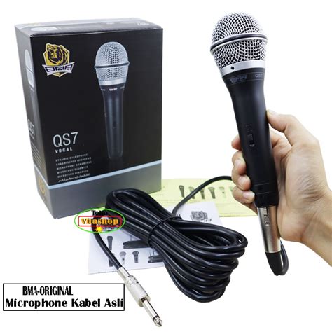 Jual Mic Kabel Bma Qs Microphone Original Mik Dynamik Mikropon