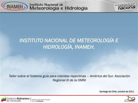 Ppt Instituto Nacional De MeteorologÍa E HidrologÍa Inameh