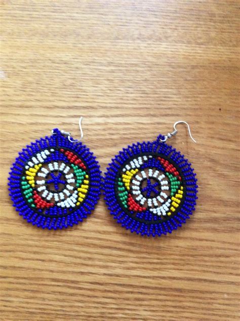 Zulu Beaded Earrings Etsy