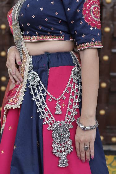 oxidize silver kamarband oxidised waist chain kamarbandh