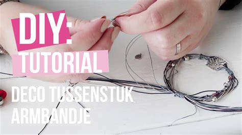 Sieraden Maken Armband Met Dq Metaal Tussenstuk Deco Diy Youtube