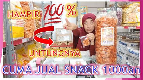 USAHA SNACK SERBA 1000 BISA UNTUNG HAMPIR 100 PELUANG USAHA SNACK