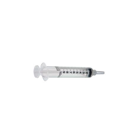 JERINGA 3 CUERPOS 10ML SIN AGUJA CONO LUER LOCK CONCÉNTRICO BD