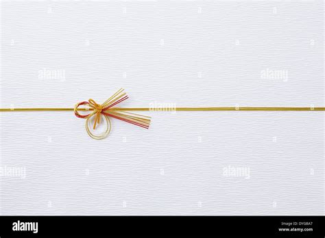 Japanese Style Envelope Wrapping Cord Stock Photo Alamy