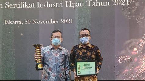 Untuk Kali Kedua Bogasari Raih Penghargaan Industri Hijau Dari