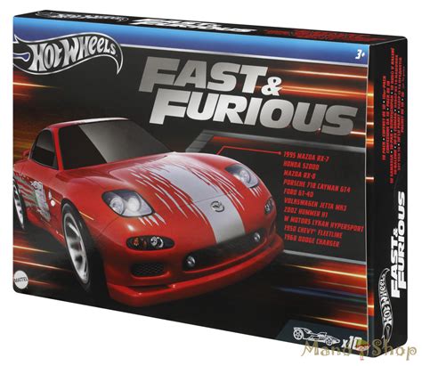 Hot Wheels Fast Furious 10 db os ajándékszett ManóSh