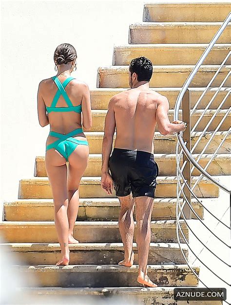 Emily Ratajkowski Sexy Wearing Green Bikini On Vacation In Cannes AZNude