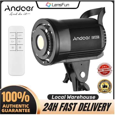 Andoer LM135Bi Portable LED Photography Fill Light 135W Studio Video ...