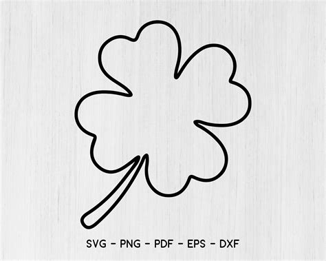 Kleeblatt Umriss Svg Klee Svg Kleerock Svg St Patricks Day Svg