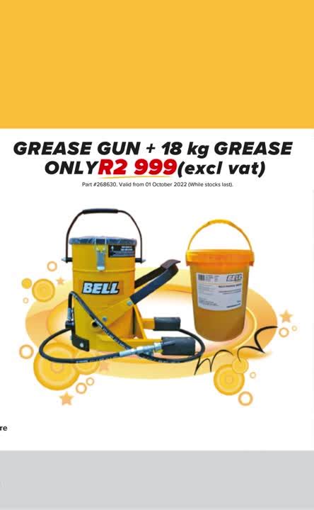 Video Bell Equipment South Africa On Linkedin Grease Gun Combo